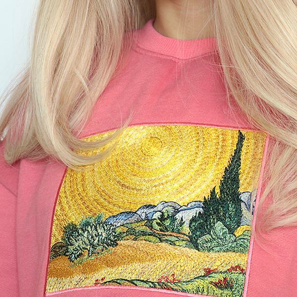 Wheat Field Cypresses Sweatshirt: Trendy Outfit Ideas for Every Occasion