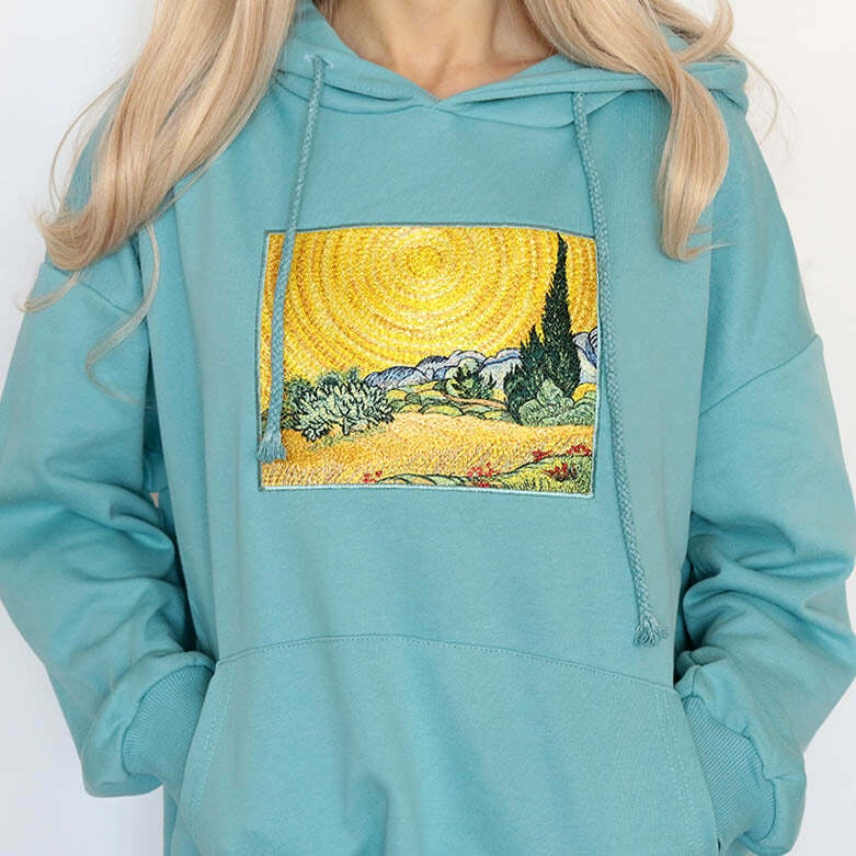 Wheat Field with Cypresses Hoodie: Trendy Outfit Ideas for Every Occasion