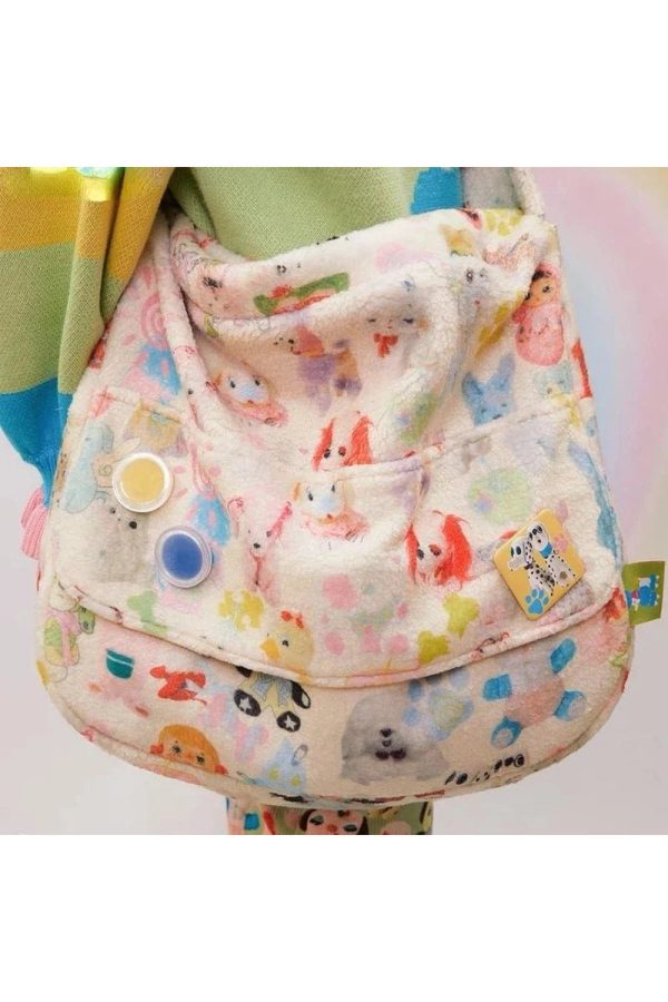 Whimsical Wonderland Plush Bag | Cute 2000s Outfits & Y2K Fashion