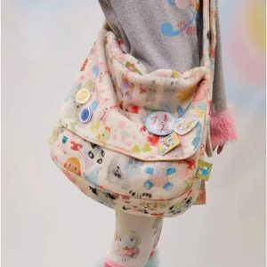 Whimsical Wonderland Plush Bag | Cute 2000s Outfits & Y2K Fashion