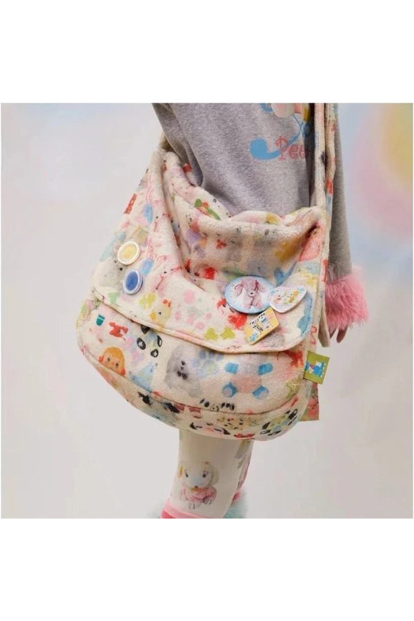 Whimsical Wonderland Plush Bag | Cute 2000s Outfits & Y2K Fashion