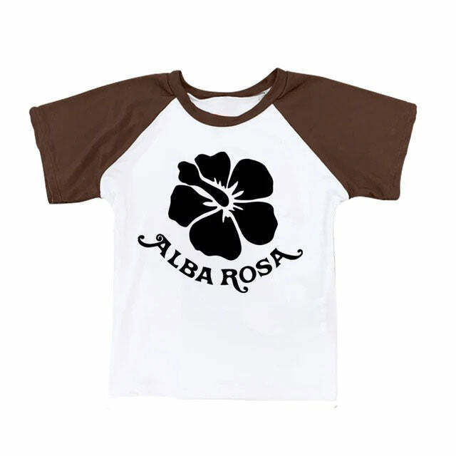 Y2K Alba Rosa Baby Tee: Trendy Outfit Ideas for Concerts & Casual Outfits