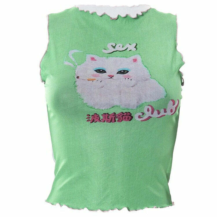 Y2K Kitty Crop Top: Trendy Outfit Ideas for Concerts, Casual