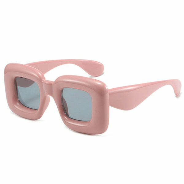 Y2K Square Candy Sunglasses for Trendy Outfits & Fashion Inspiration