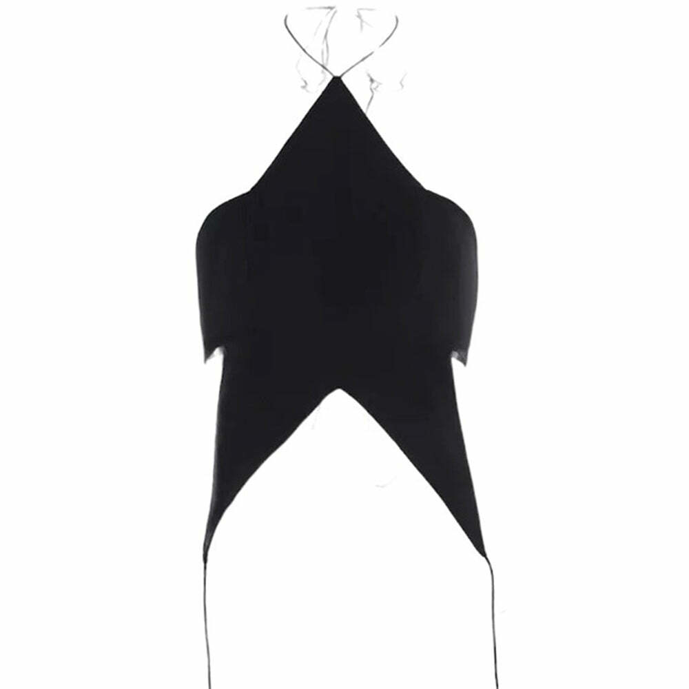 Y2K Star-Shaped Backless Top: Trendy Outfit Ideas for Every Occasion