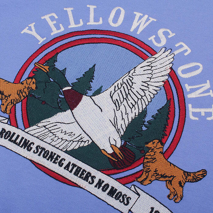 Yellowstone Embroidery T-Shirt: Perfect for Casual Outfits & Concerts